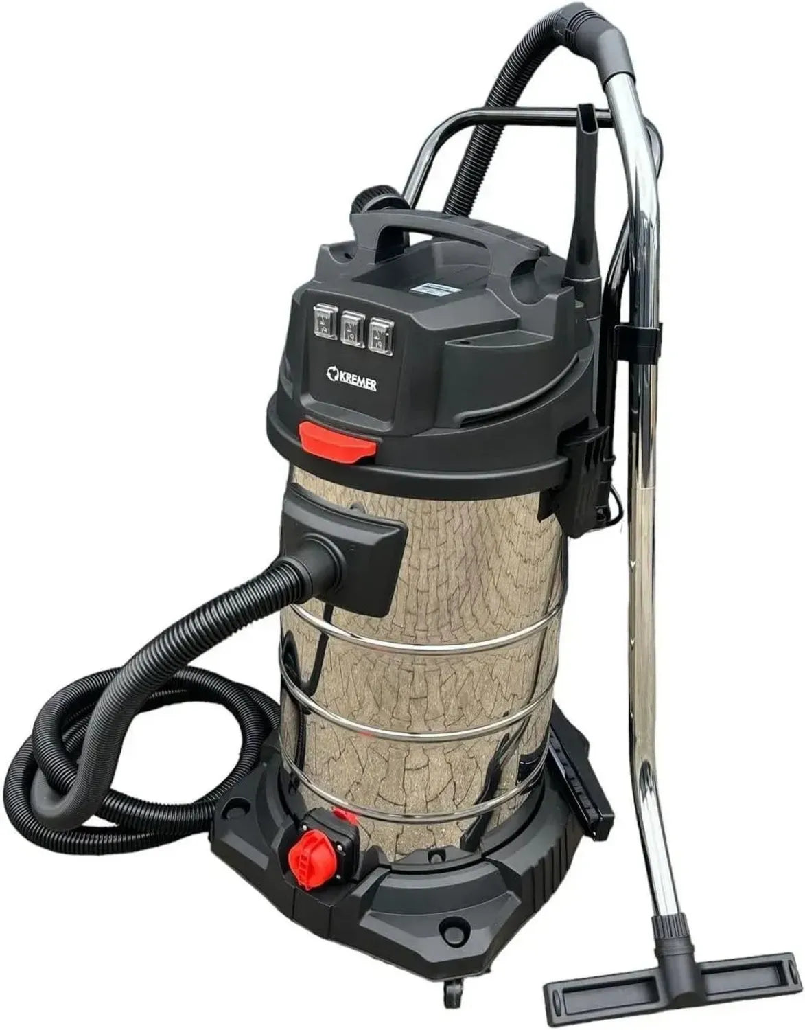Leistungsstarker Nass-Trockensauger 100L mit Edelstahlkessel und 3000W