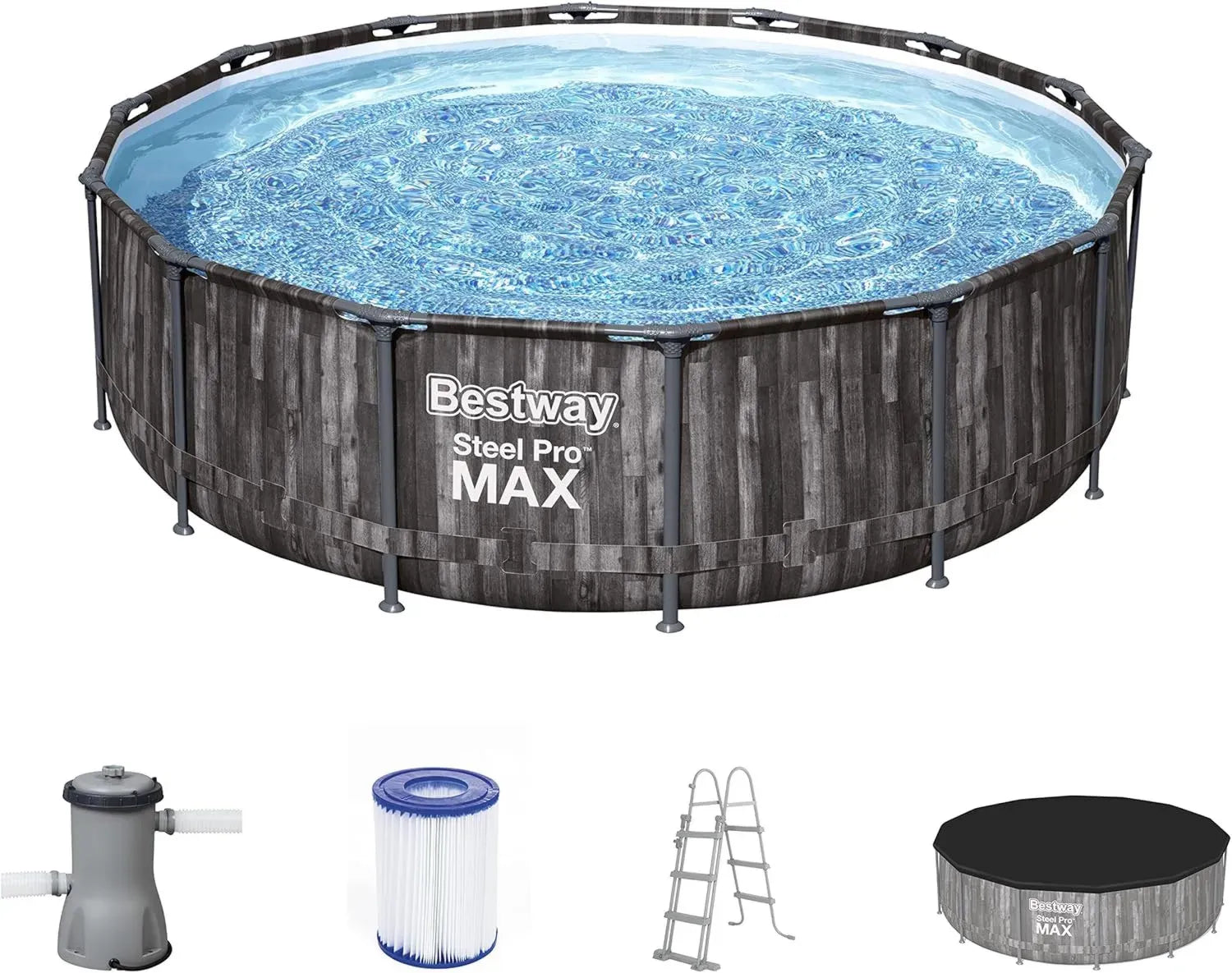 Rundpool 4,27 m x 1,07 m mit Zubehör-Set