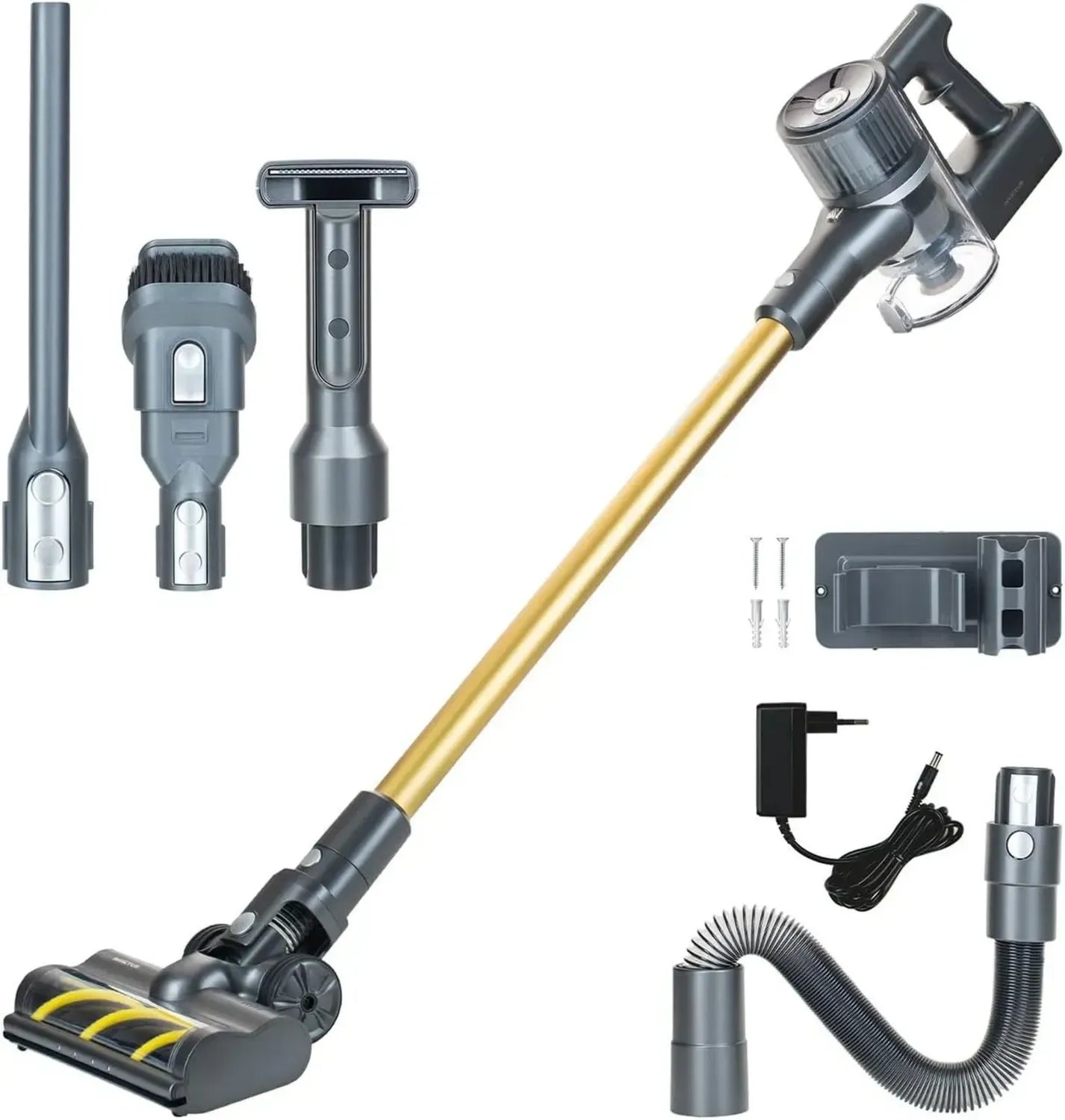 Genius Invictus X8 Kabelloser Handstaubsauger mit HEPA-Filtersystem, 200W Leistung, 25 Min Laufzeit, Inkl. Tierhaarbürste