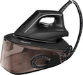 Rowenta Easy Steam Bügelstation, 2400 W, 110 g/Min. Dampf, 210 g/Min. Dampfstoß, Schnellaufheizung, 1,4 L Tank, Antikalk, Energiesparmodus, Zimt/Schwarz