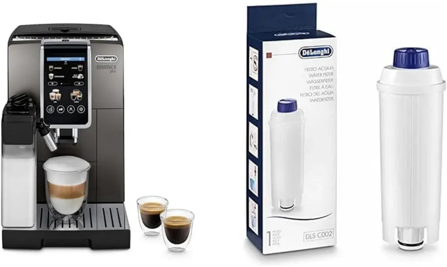 De'Longhi Dinamica Plus ECAM380.95.TB Kaffeevollautomat mit LatteCrema System und Wasserfilter