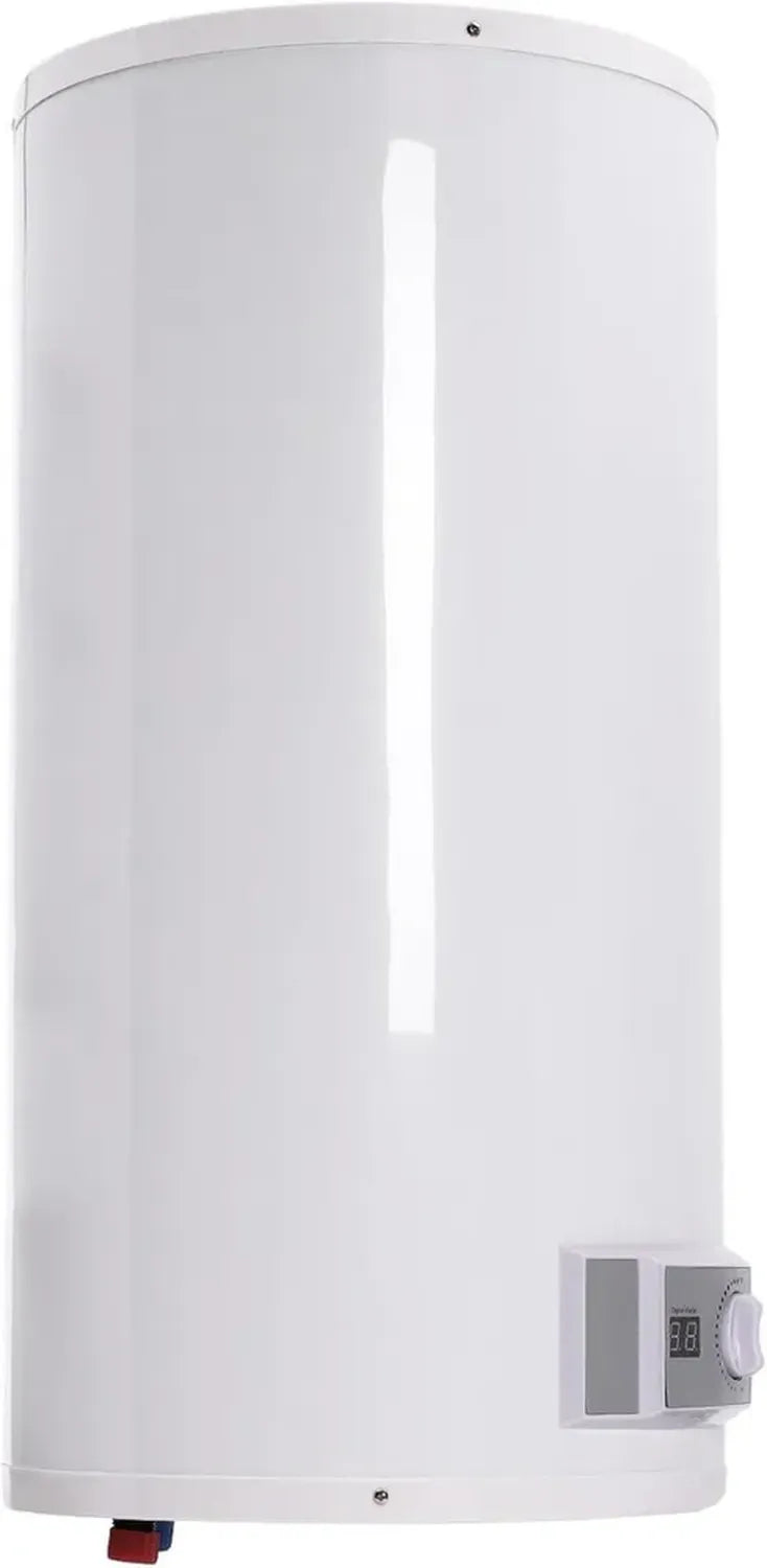 Energieeffizienter 80L Elektroboiler mit Duschkopf, Wandmontage, 2000W, IPX4, Weiß, Emaille