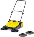 Kärcher S 3 Twin 2-in-1 Kehrmaschine, 650 mm Arbeitsbreite, 16 l Kehrgutbehälter, für 1.800 m²/h, inkl. 2 Seitenbesen für trocken und feucht