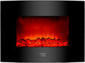 Cecotec Elektrokamin Ready Warm 2210, 2000 W, Fernbedienung, 2 Heizstufen, Gehärtetes Glas, Einstellbare Flamme, Timer