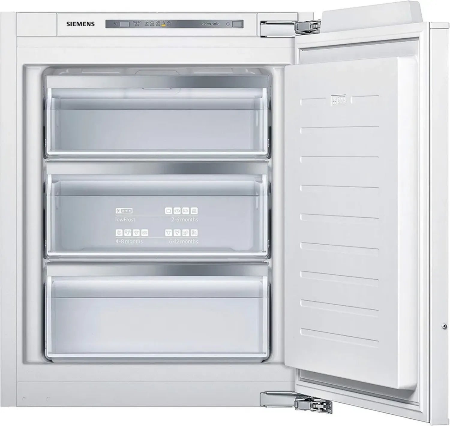 Siemens iQ500 Einbau-Gefrierschrank, A++, 72L, lowFrost, freshSense, SoftClose