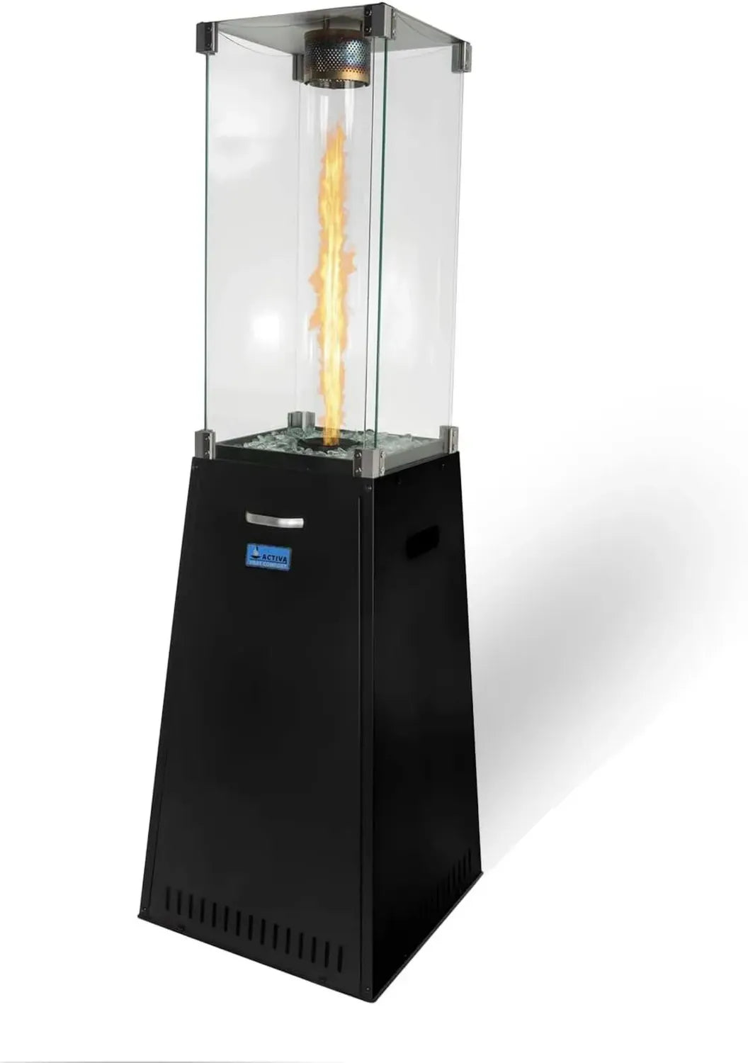 ACTIVA Garten Heizstrahler mit Schott Glasröhre, Leistungsstarker Terrassenstrahler