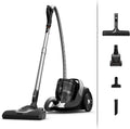Rowenta Zyklonstaubsauger 500W, 2,5L Kapazität, leise 66dB, Schwarz-Aluminium