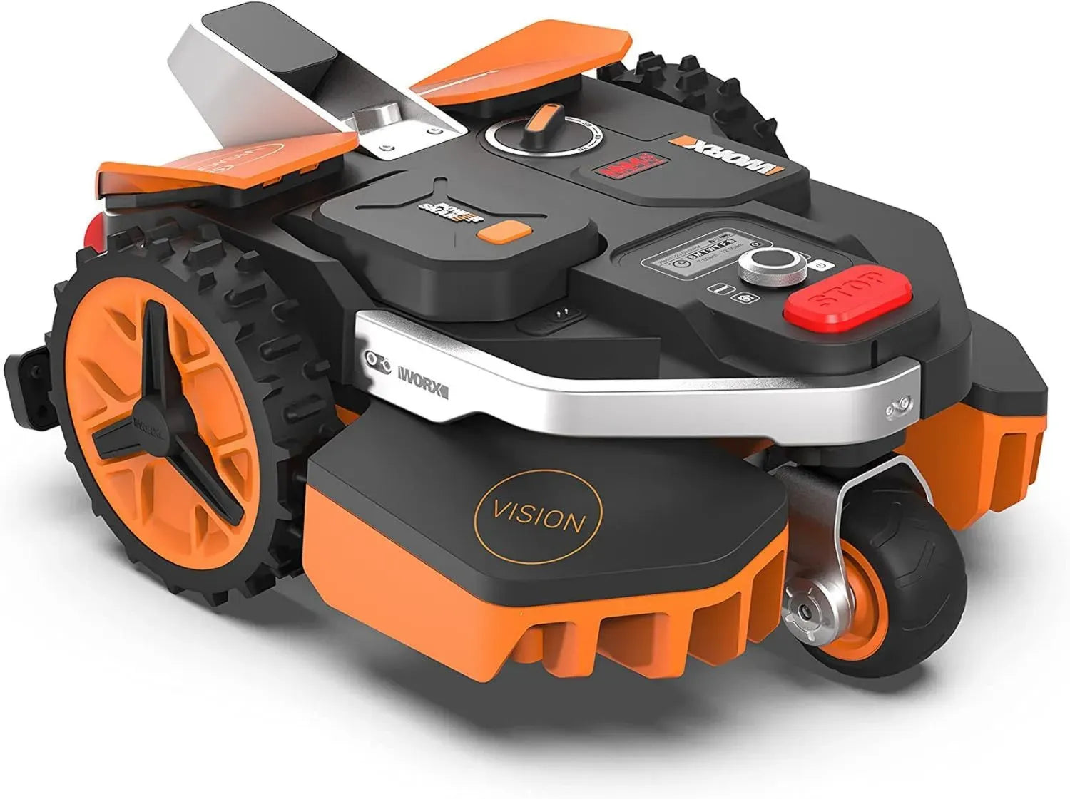 WORX Landroid Vision M600 WR206E.1 - KI-gesteuerter Mähroboter ohne Begrenzungskabel für Gärten bis 600m², WLAN & Bluetooth, Hindernisvermeidung, Igelschutz