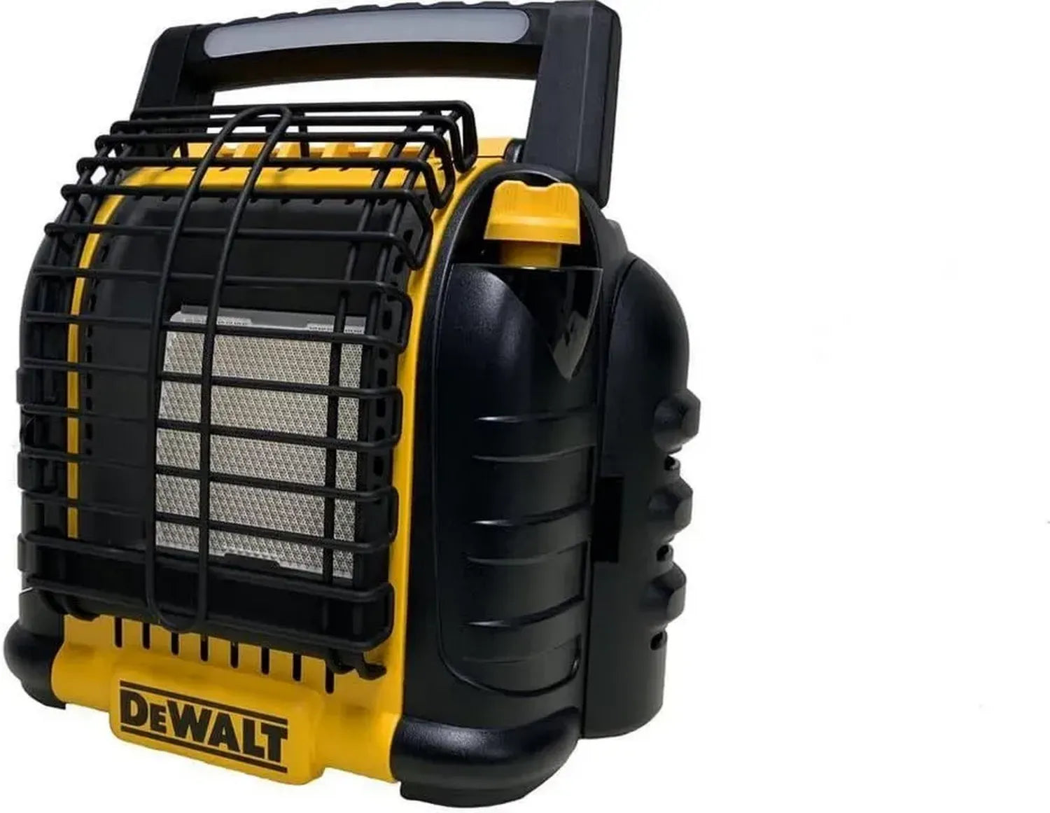 DEWALT Tragbarer Gasheizstrahler mit USB-Anschlüssen und LED-Licht