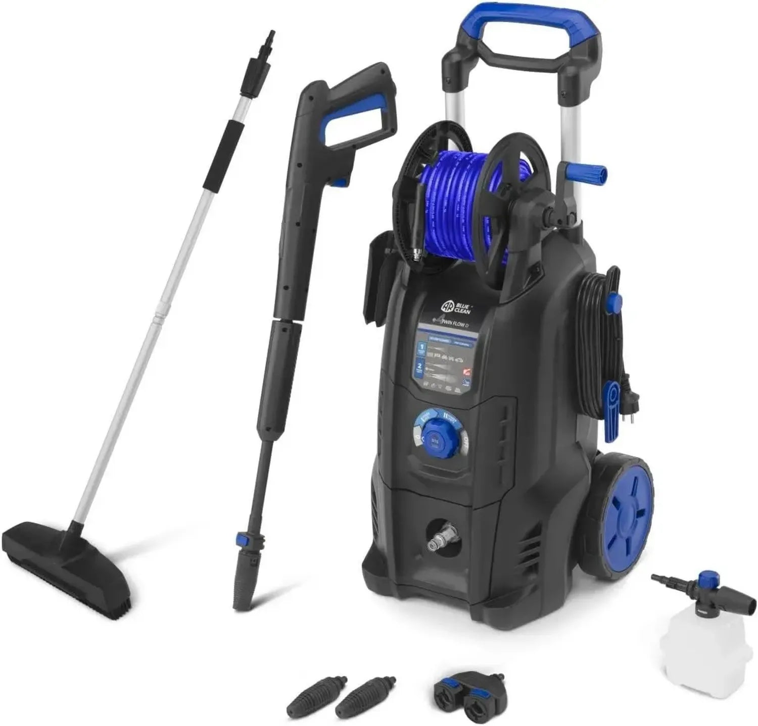 AR Blue Clean Hochdruckreiniger mit Dualtech-System und Powerbürste, 2500 W, 150 bar