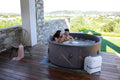 Aufblasbarer Whirlpool MSpa Mono Eco für 8 Personen, 144 Düsen, PTC-Heizung, UVC-Desinfektion, Anti-Frost, App-Steuerung, Rhino Tech 6-Schicht