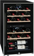 La Sommeliere - Freistehender Weinkühlschrank ECS51.2Z, 49 Flaschen, Dualzone, UV-sicheres Glas, Temperatur von 5°C bis 20°C