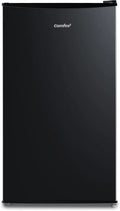 Comfee 80L Mini-Kühlschrank mit 12L Gefrierfach, 4-Sterne-Bewertung, Energieeffizienz 137 kWh/Jahr, Schwarz