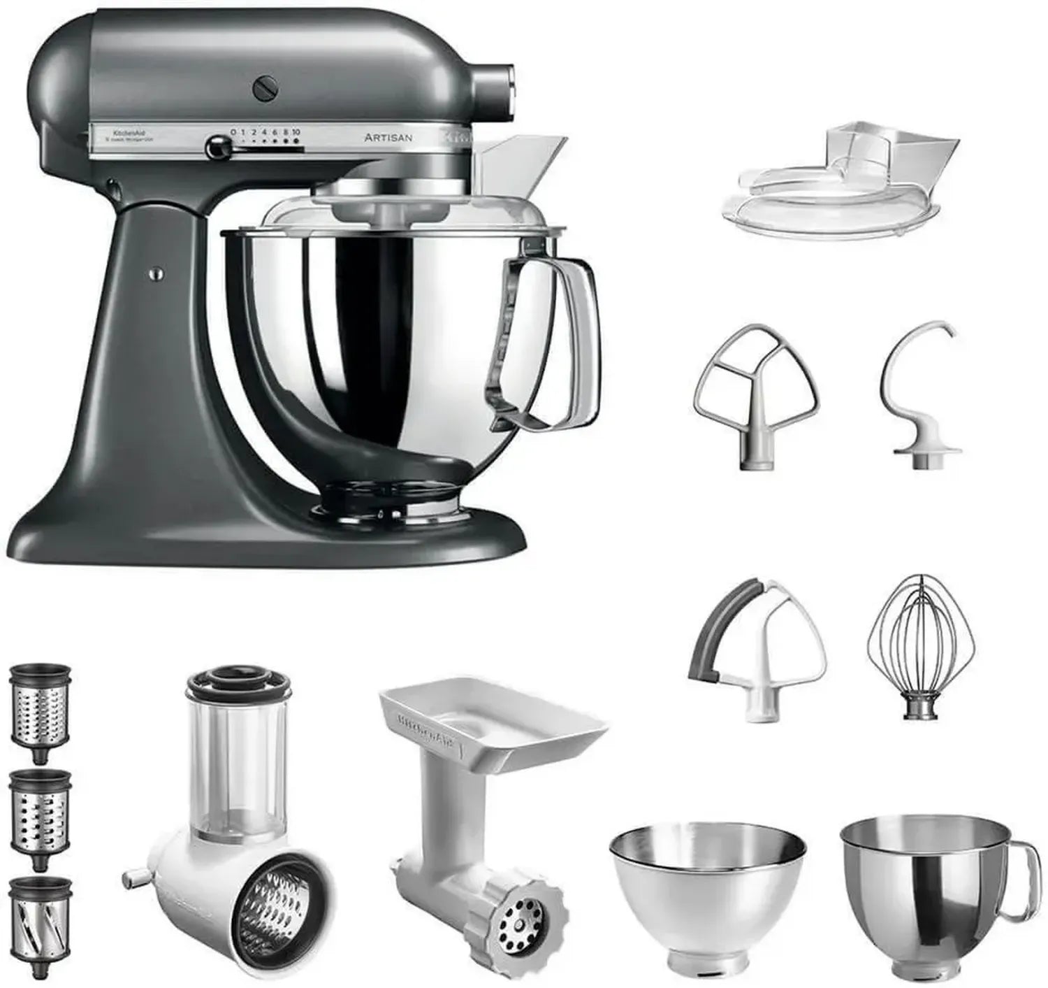 Artisan Küchenmaschine 5KSM175PS Set mit Zubehör
