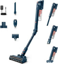 Philips SpeedPro Max Flex Akkusauger 5000 Series, Starke Saugleistung, 60 Min. Betrieb, LED-Düse, Tierhaardüse, Fugen- und Kombidüse, mit Display (XC5243/10)