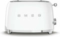 Smeg Toaster 2-Scheiben, 6 Bräunungsstufen, Auftauen & Bagel, 950W, Weiß