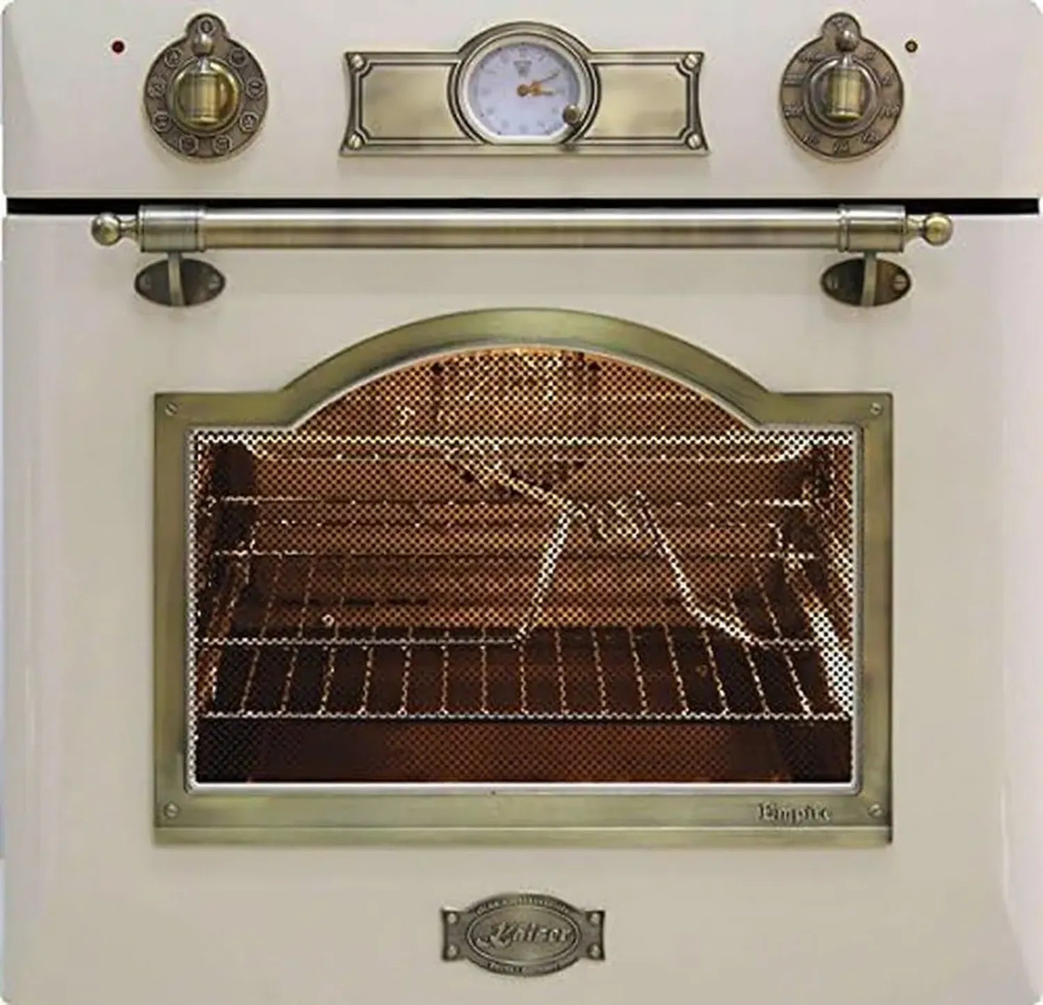 Kaiser Empire EG 6345 Einbau-Gasbackofen 60cm, 67L, Autark, Selbstreinigung, Infrarotgrill, Drehspieß