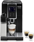 De'Longhi Dinamica Plus Kaffeevollautomat mit LatteCrema System, 3,5 Zoll Touchscreen, App-Steuerung, Kaffeekannen-Modus, schwarz