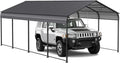 Robustes Carport aus Stahl mit verstärktem Dach und Basis für Fahrzeuge