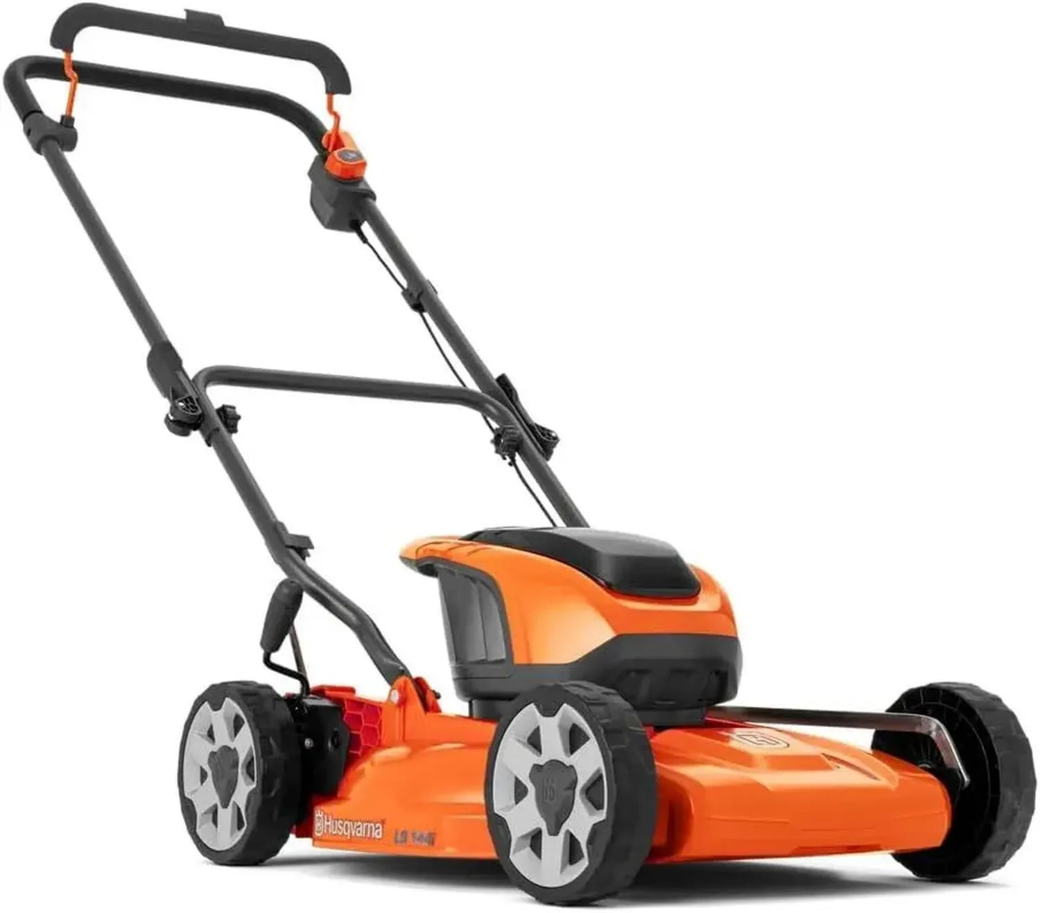 Husqvarna LB 144i Kabelloser Rasenmäher – 44 cm Schnitt, 36V, Mulchfunktion, Energiesparmodus, Höhenverstellung, ideal für kleine bis mittelgroße Gärten, exklusive Akku und Ladegerät