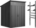 Hoggar Gartenhaus Pioneer Y30 – Inklusive Regale und Halterungen – Einfache Montage – Doppeltür mit Schloss – Robustes Design – Maße: 162 x 174 x 207 cm